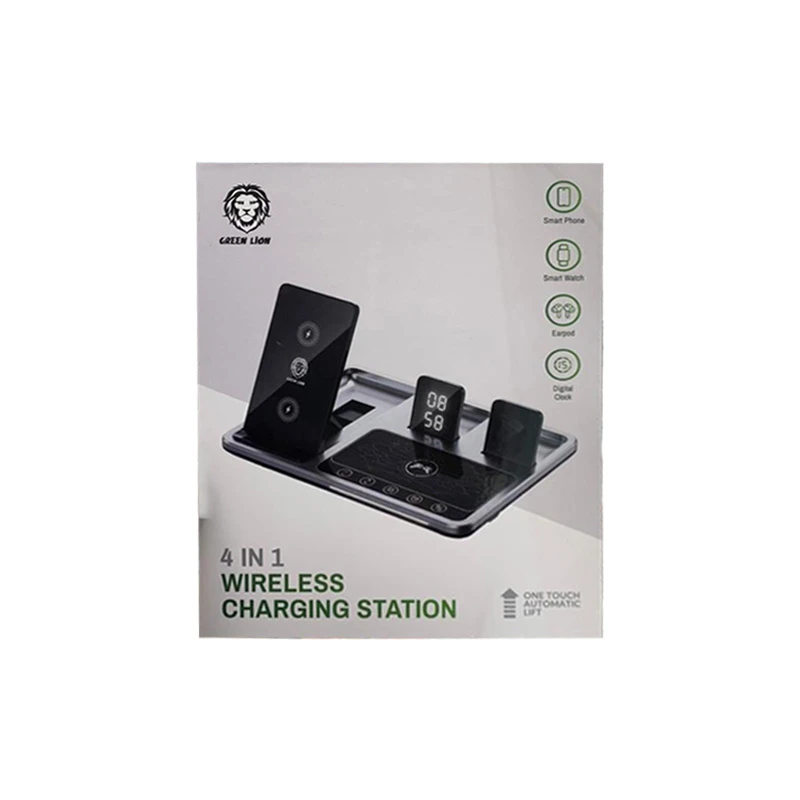 شارژر وايرلس گرين لاين Wireless 4 in 1 Greenlion