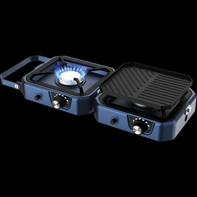 اجاق گاز دو شعله گرين لاين CAamping Stove/2 in 1 Foldable  Greenlion